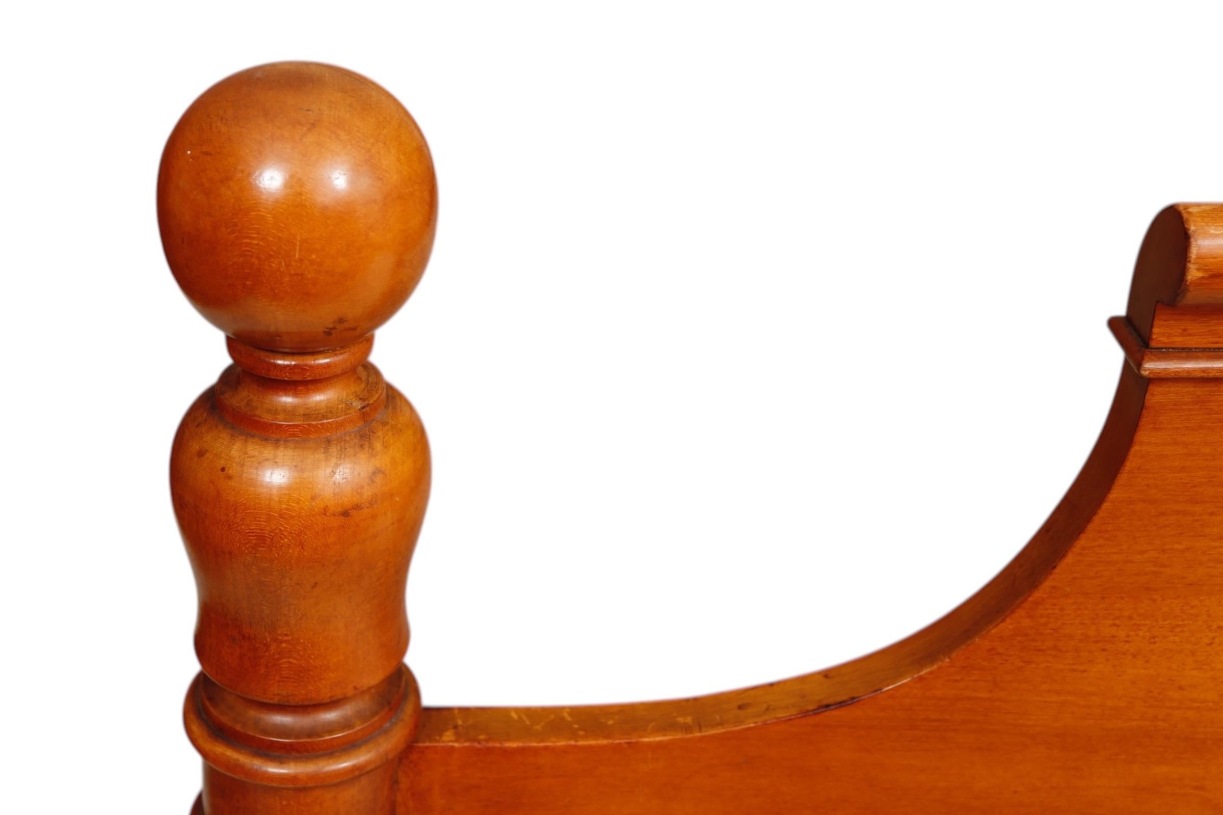 British Colonial Colonial Style Twin Bed Frame For Sale