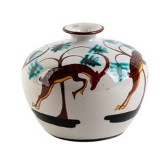 Colonial Style Vase by Farina, Faenza, Italy, 1920s