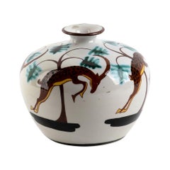 Colonial Style Vase by Farina, Faenza, Italy, 1920s