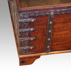 Colonial Teak Iron Bound Merchant Chest