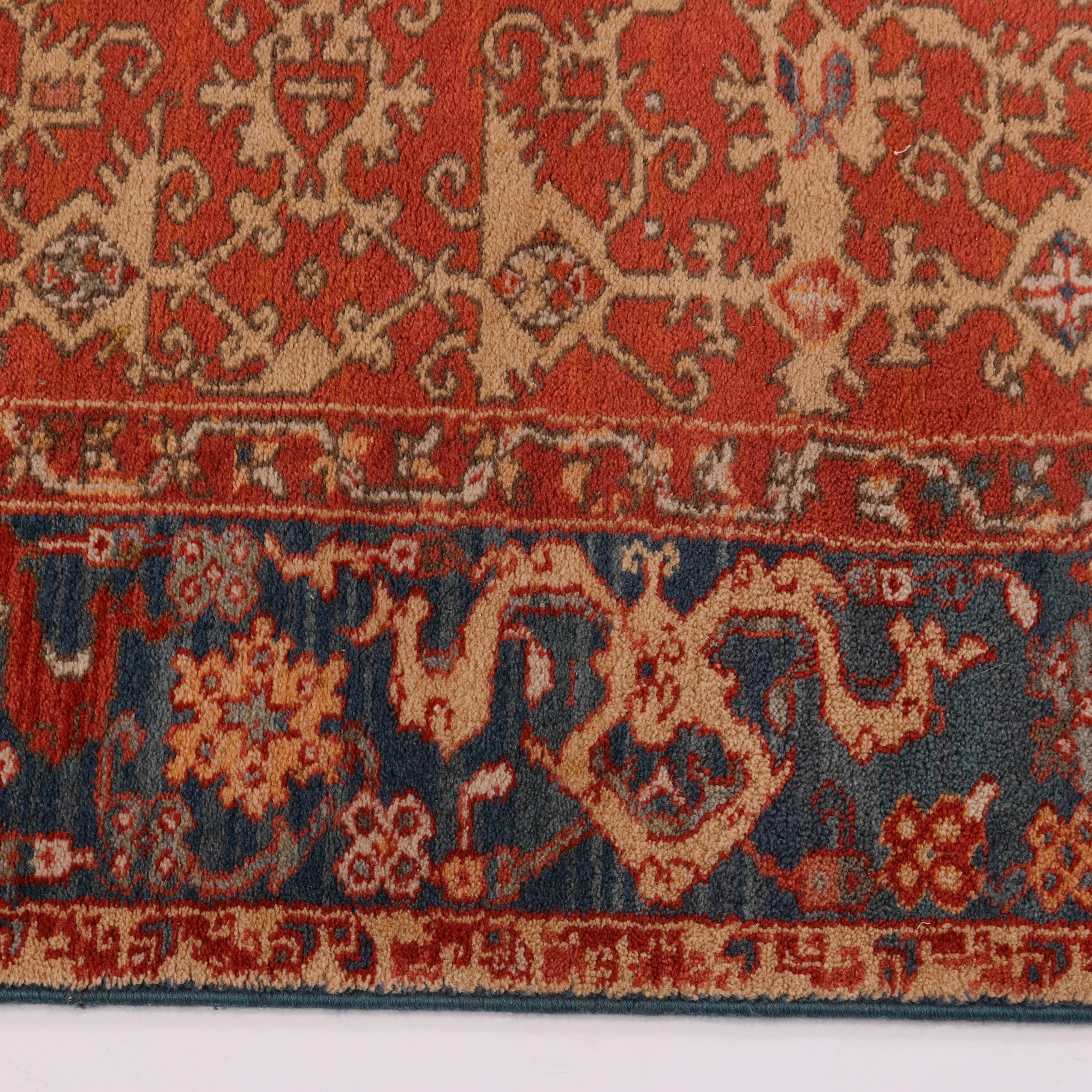 American Colonial Williamsburg Karastan Ushak Oriental Rug, Pattern 552, 20th C