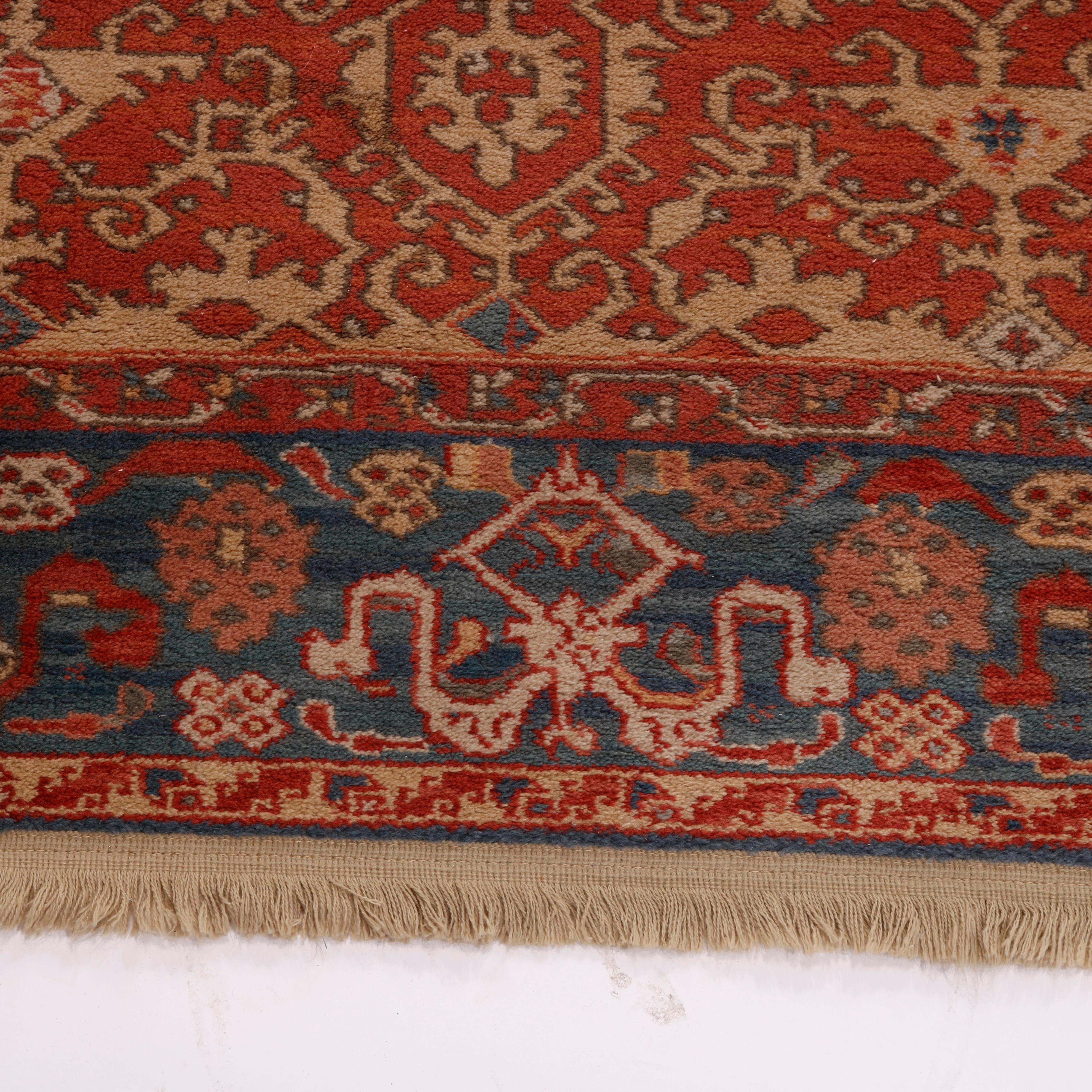 Woven Colonial Williamsburg Karastan Ushak Oriental Rug, Pattern 552, 20th C