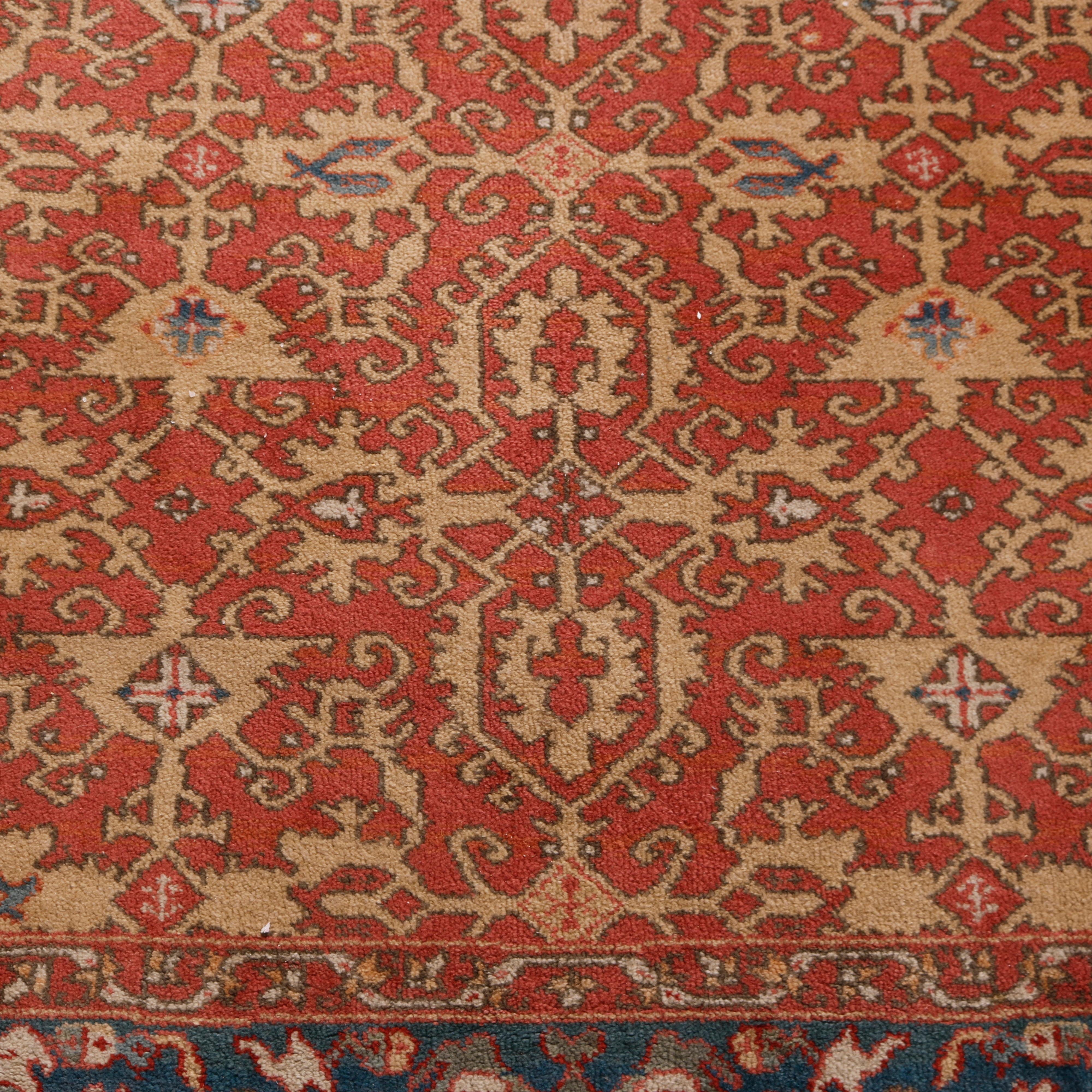 American Colonial Williamsburg Karastan Ushak Oriental Rug, Pattern 552, 20th C