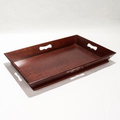 Colonial Williamsburg Small Mahogany Serving Tray