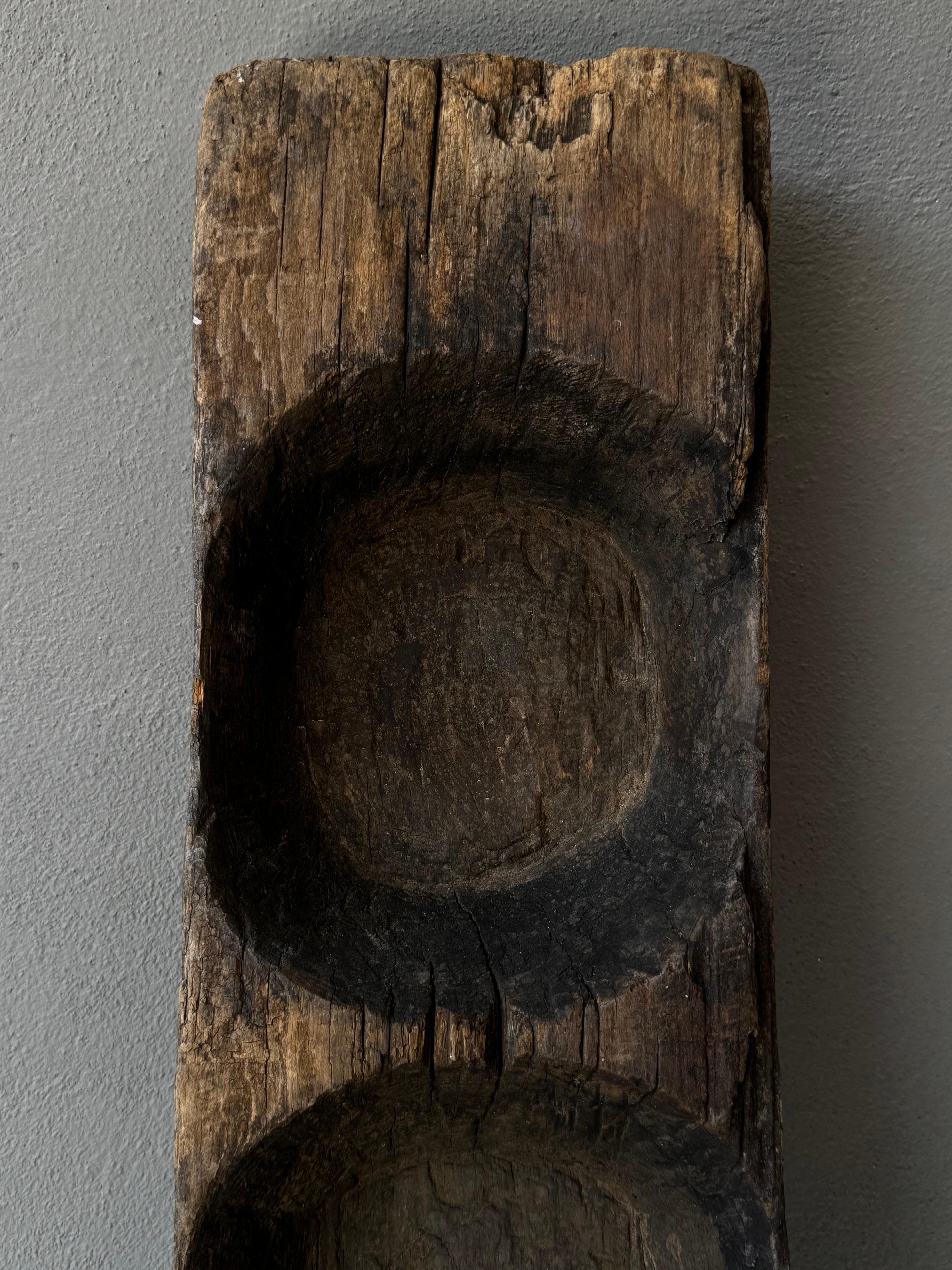Colonial Wood Cheese Mold From Puebla, Mexico, circa late 19th Century.