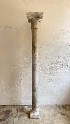 Columna de mármol - siglo XV. Italia