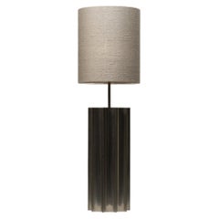 Large lampe de table sculpturale en métal 'Colonna' d'Ingo Maurer