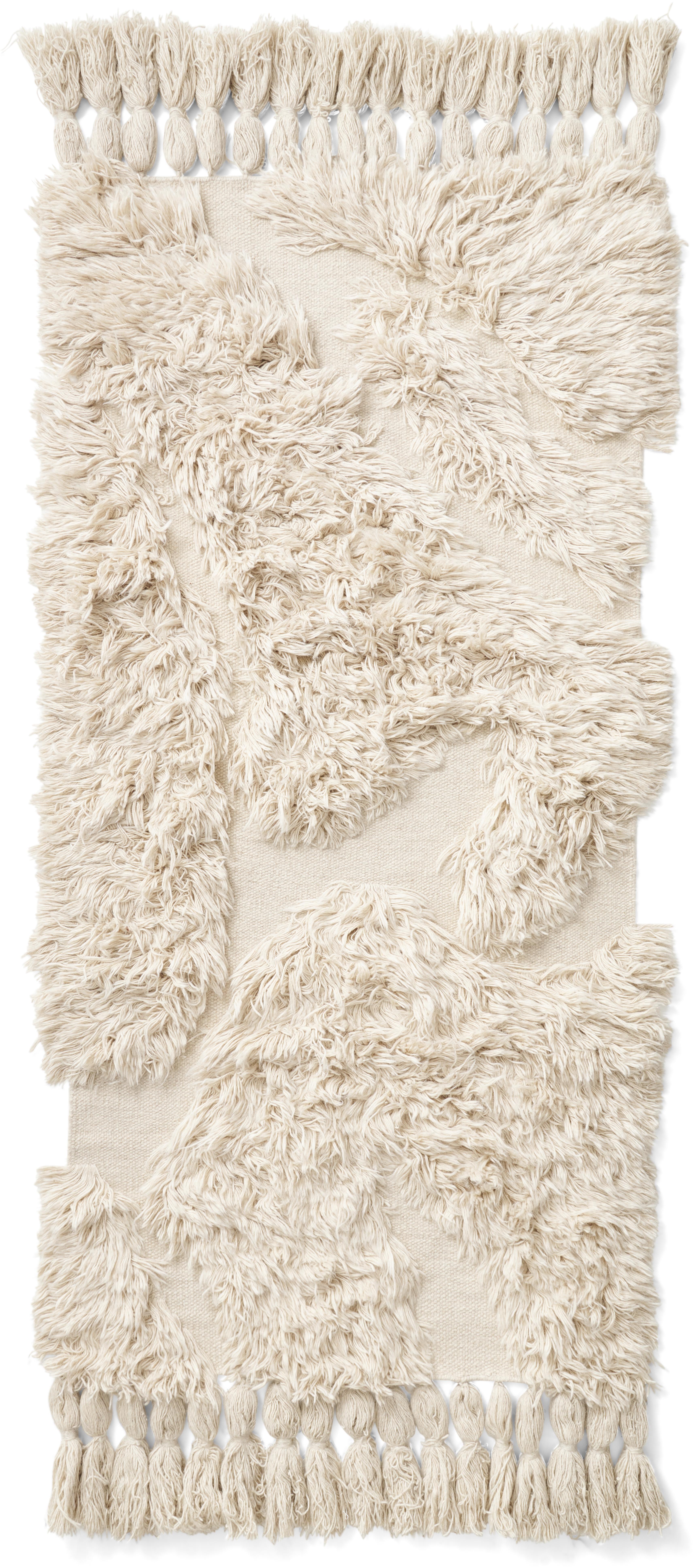 Colonnade no.02 Rug by Cappelen DImyr
Dimensions: D100 x H240
Materials: 85% wool, 15% cotton

Colonnade no.02 is an homage to the understated bohemian elegance that is the signature of Cappelen Dimyr. The soft irregular pattern of highs and