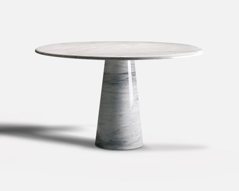 Colonnata Round Dining Table In Marble Or Travertine By Giusti And Di Rosa For Sale At 1stdibs
