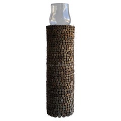 Colonne Bois Cork Vase