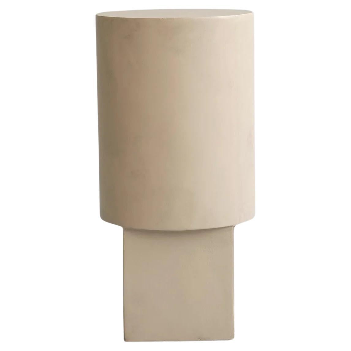 Colonne, Column Table in Fibre and Concrete, Contemporary Work.