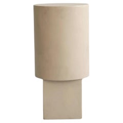 Colonne, Column Table in Fibre and Concrete, Contemporary Work.