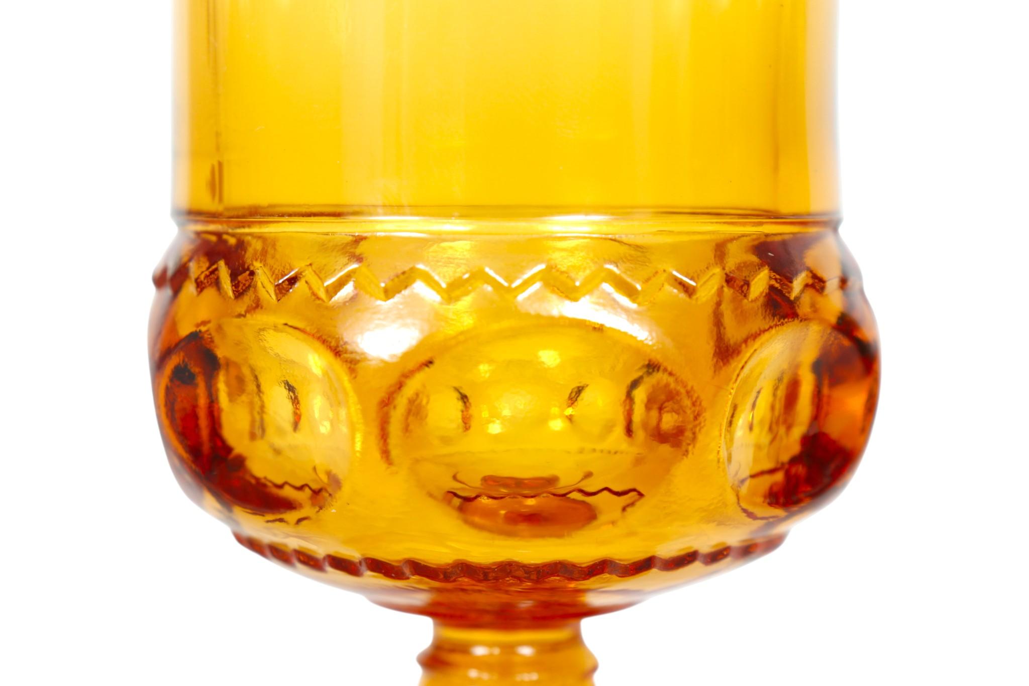 Colony Crown Topaz Bernsteingläser, 8er-Set (amerikanisch) im Angebot