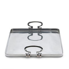 Vassoio medio in alluminio Colony di Aldo Cibic