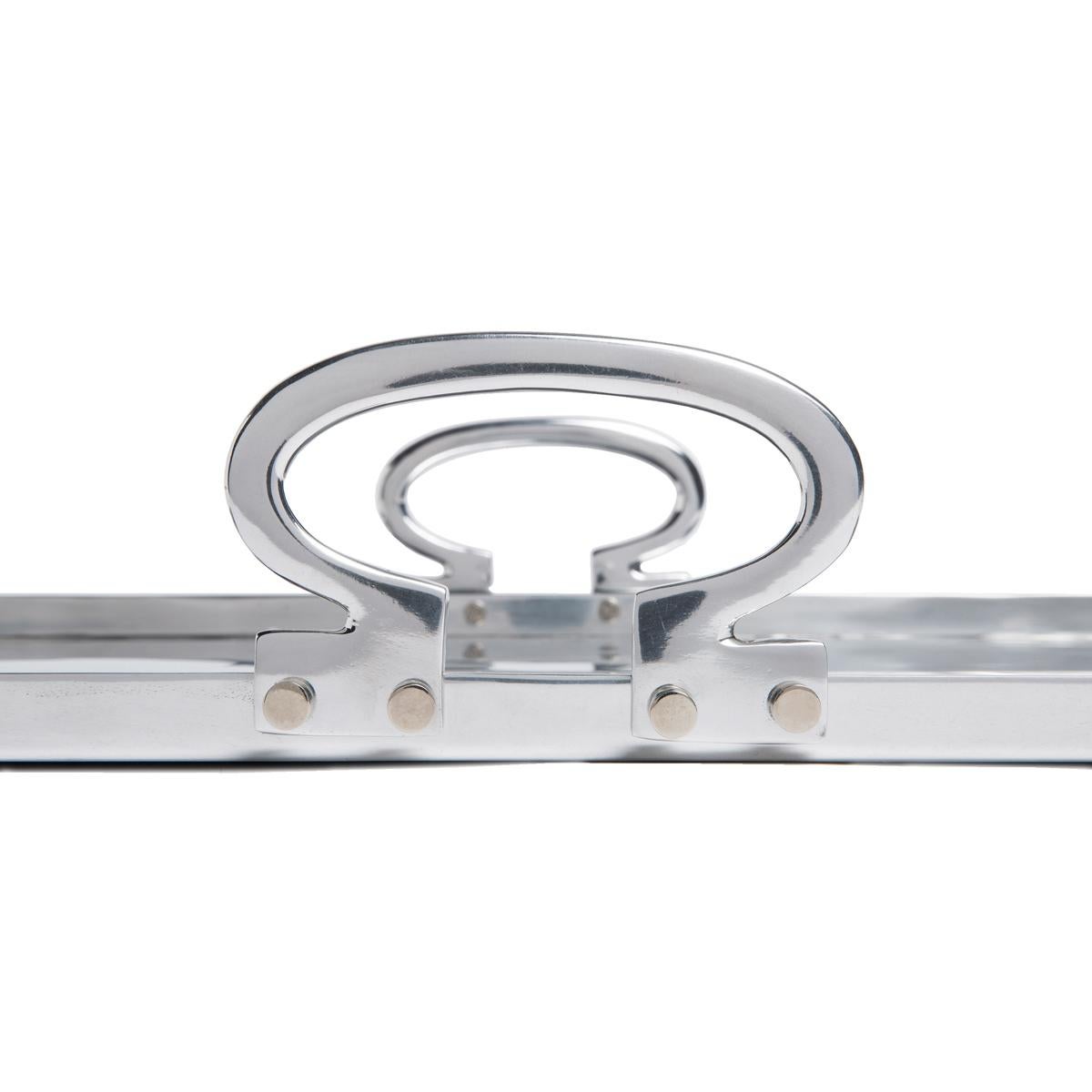 Bandeja mediana de aluminio Colony de Aldo Cibic Moderno en venta