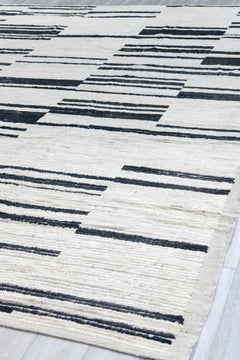 Color Blocked Navy and Cream