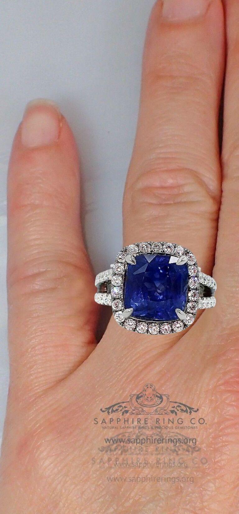 untreated sapphire ring