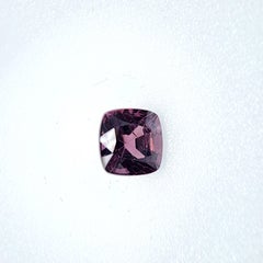 Pierre précieuse Spinelle rose pourpre, taille coussin, 3,01ct, origine Myanmar