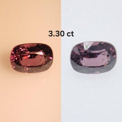 color change Spinel 3.30 cts.