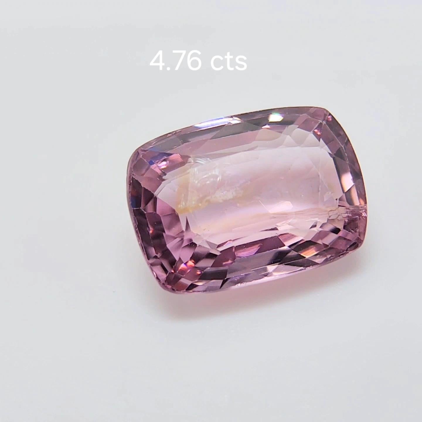 Spinello a viraggio di colore 4.76 carati. In condizioni Nuovo in vendita a Brooklyn, NY