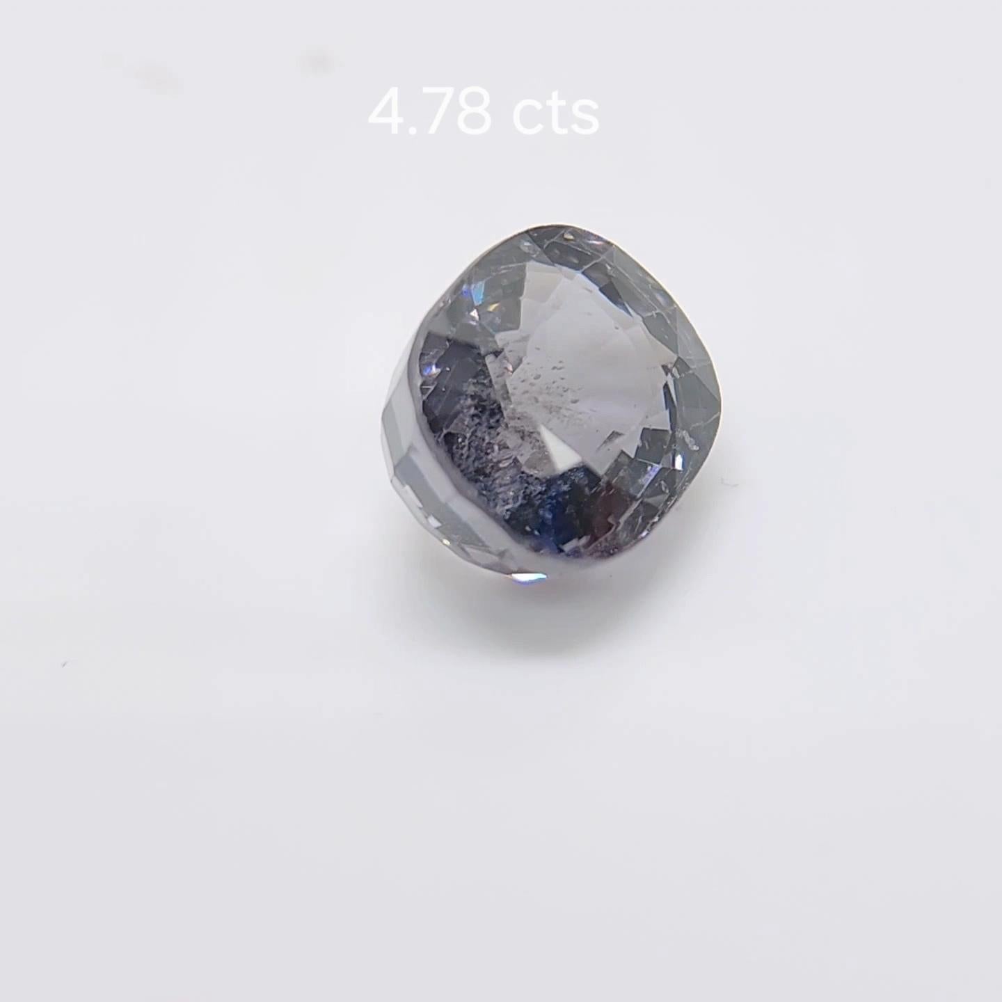 Spinello a viraggio di colore 4.78 carati. In condizioni Nuovo in vendita a Brooklyn, NY