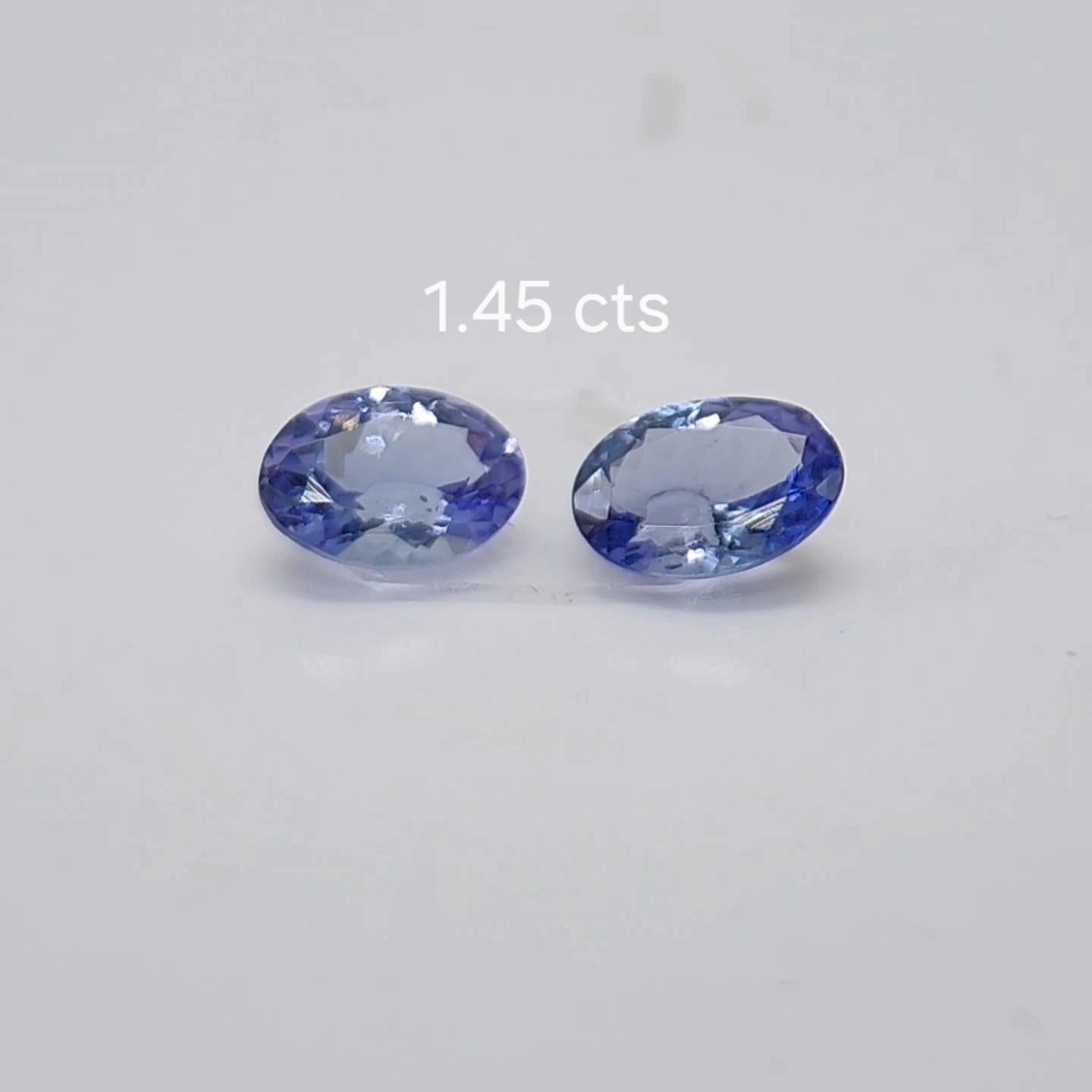 Farbwechsel Spinell PAAR 1,45 ct. im Angebot 6