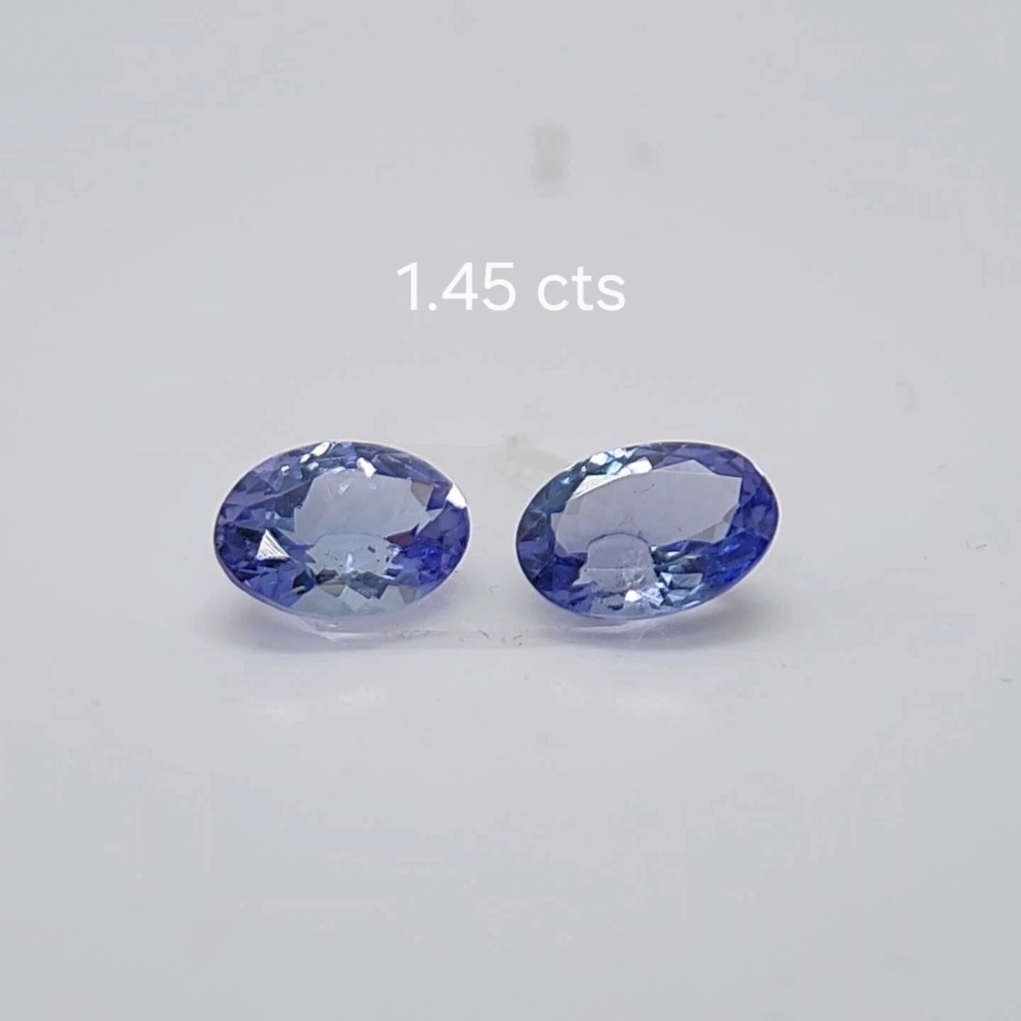 Farbwechsel Spinell PAAR 1,45 ct. im Angebot 7
