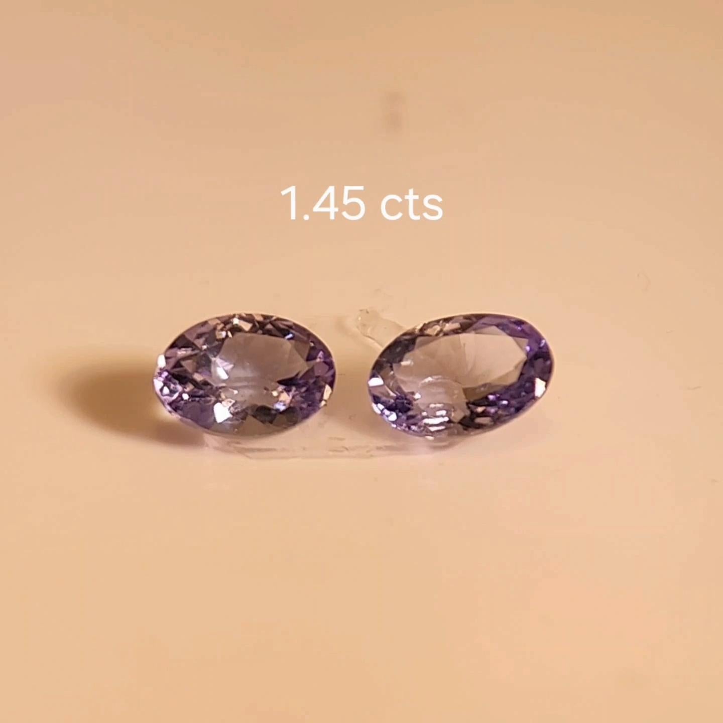 Farbwechsel Spinell PAAR 1,45 ct. im Angebot 9