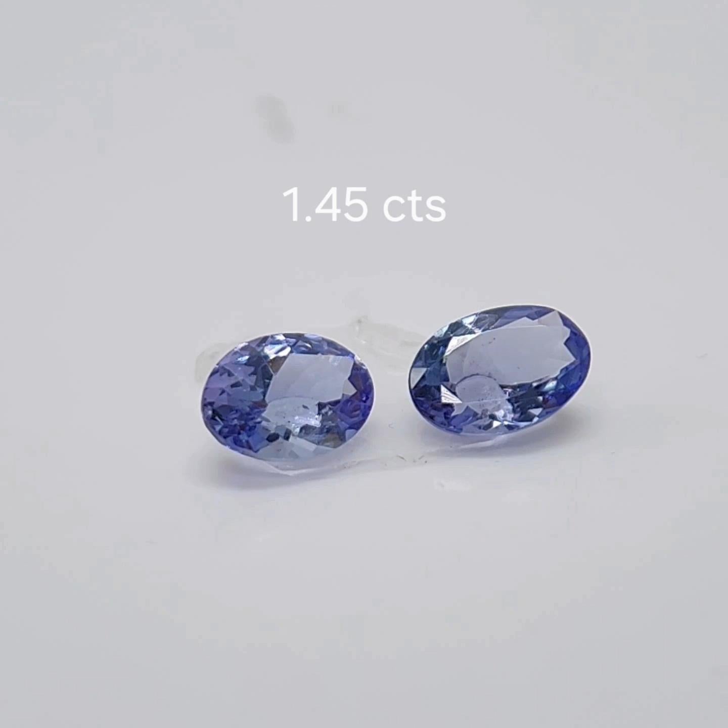 Farbwechsel Spinell PAAR 1,45 ct. im Zustand „Neu“ im Angebot in Brooklyn, NY