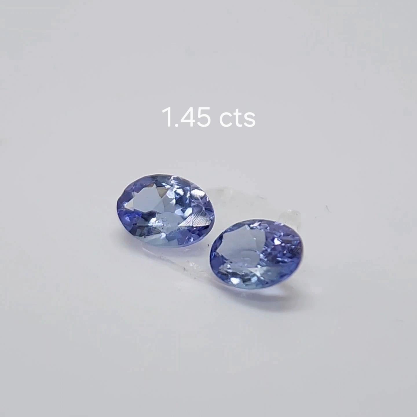 Farbwechsel Spinell PAAR 1,45 ct. im Angebot 3