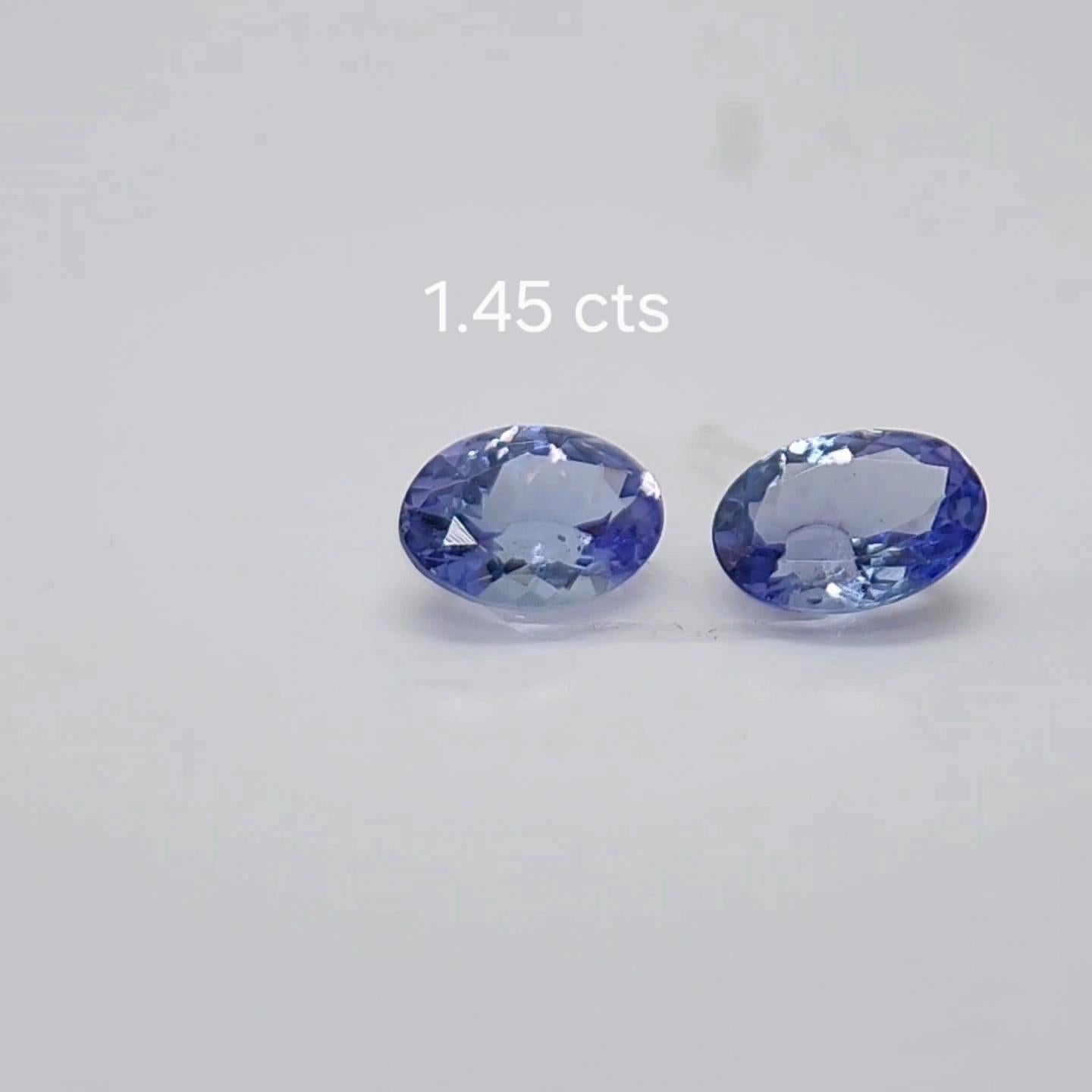 Farbwechsel Spinell PAAR 1,45 ct. im Angebot 4