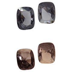 Spinell PAIR mit Farbwechsel Spinell 4.15 Karat.