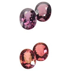 color change Spinel PAIR 5.29 cts.