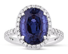 Color-Change Spinel Ring, 5.97 Carats