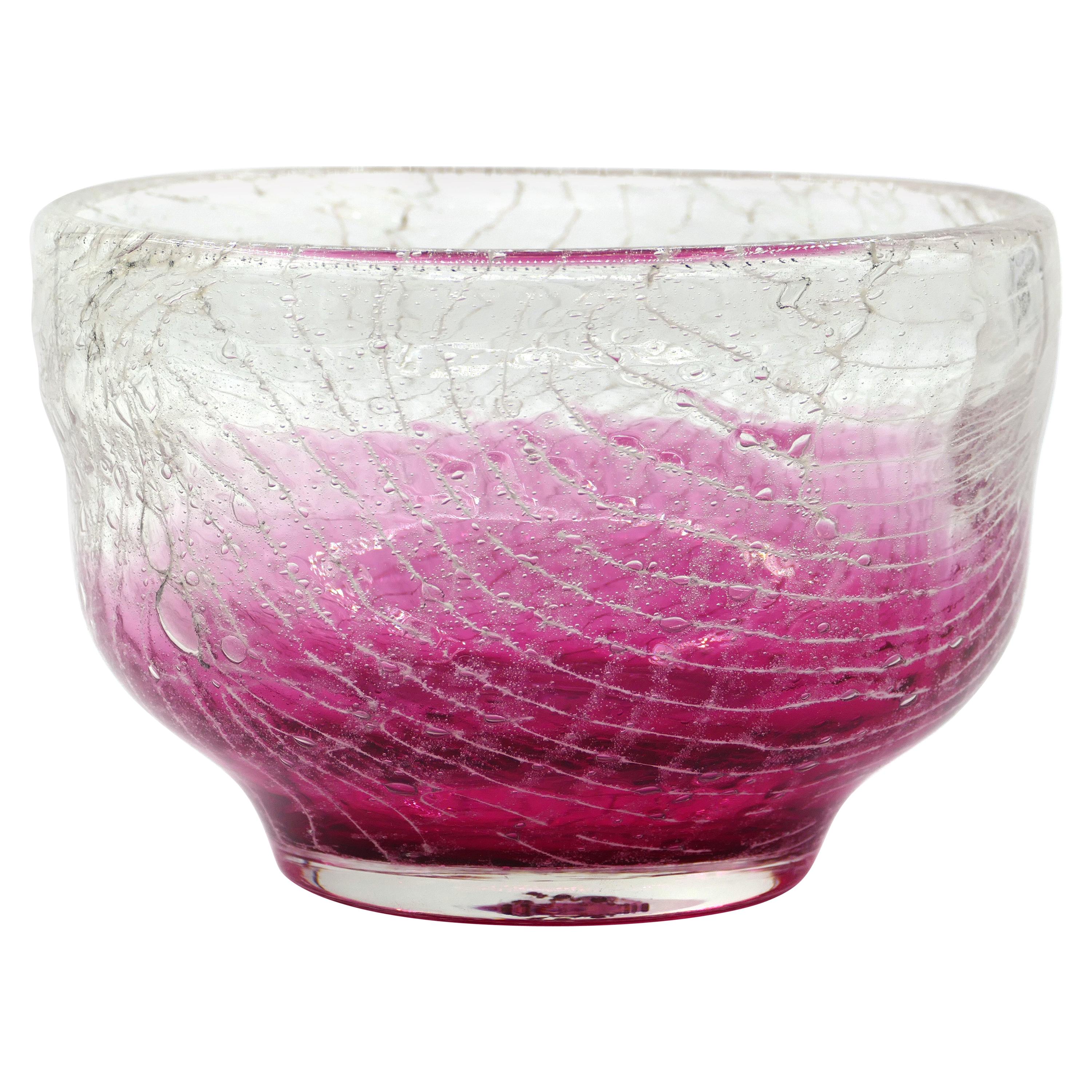 Color-Changing Glass-Bowl by Ikora, Germany, First Half of the 20th Century