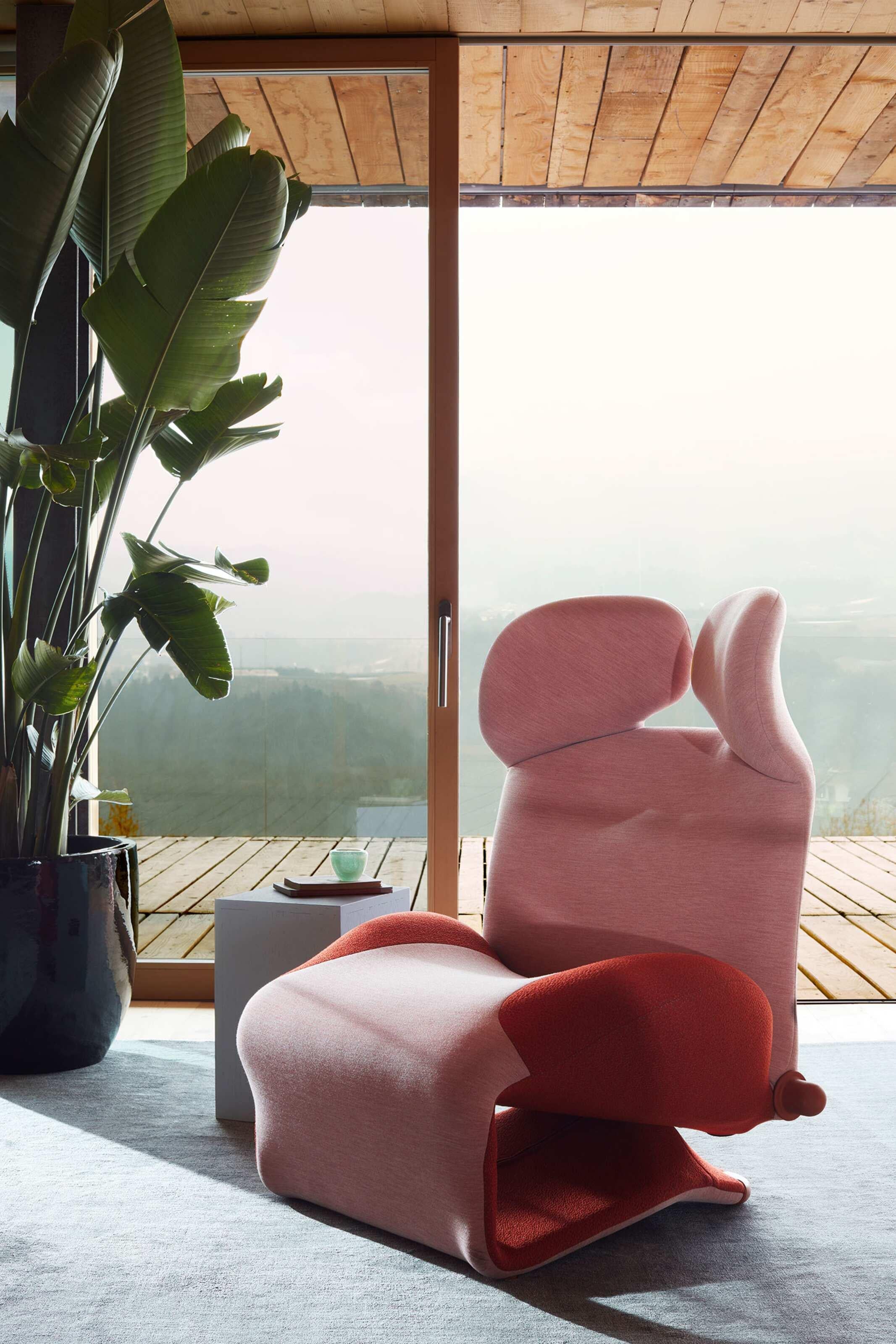 Wink-Sessel in Farbkombination von Toshiyuki Kita für Cassina im Angebot 5