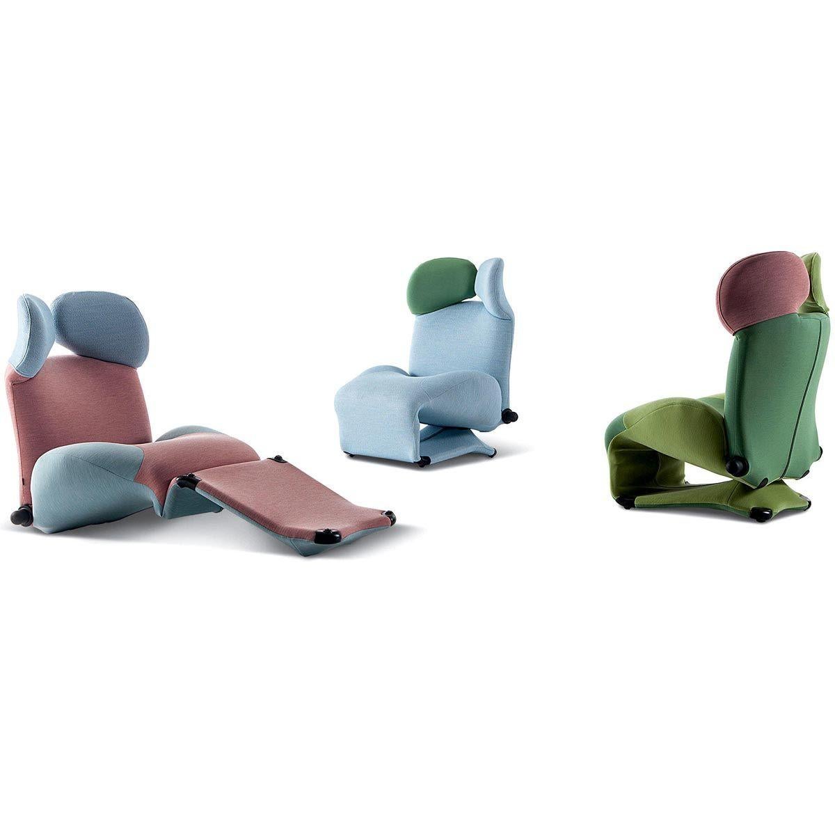Color Combination Wink Armchair by Toshiyuki Kita for Cassina For Sale 11