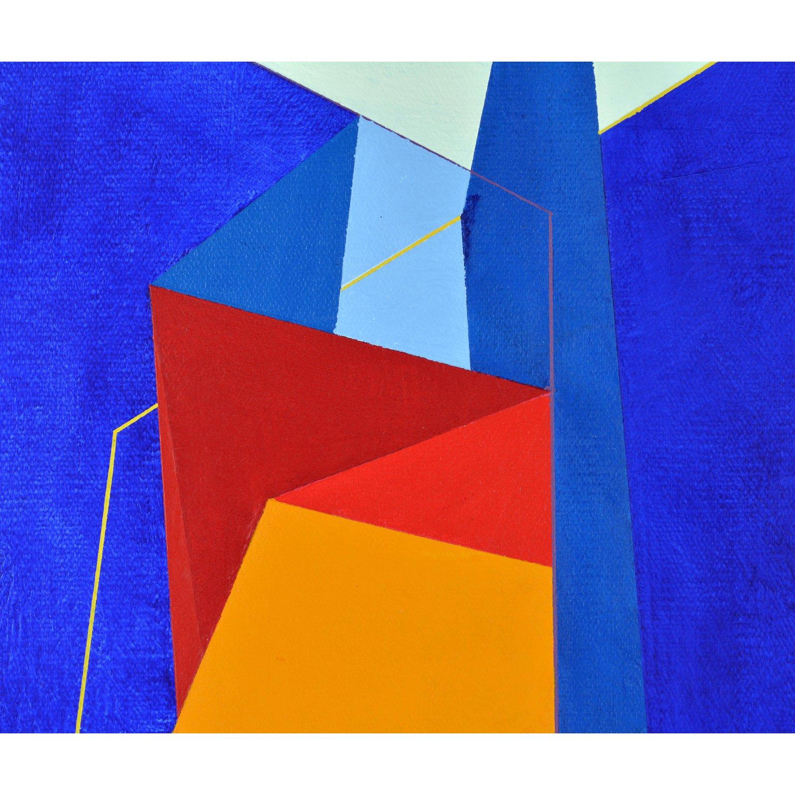 Modern 'Color Composition' Original Abstract Painting by Anders Hegelund