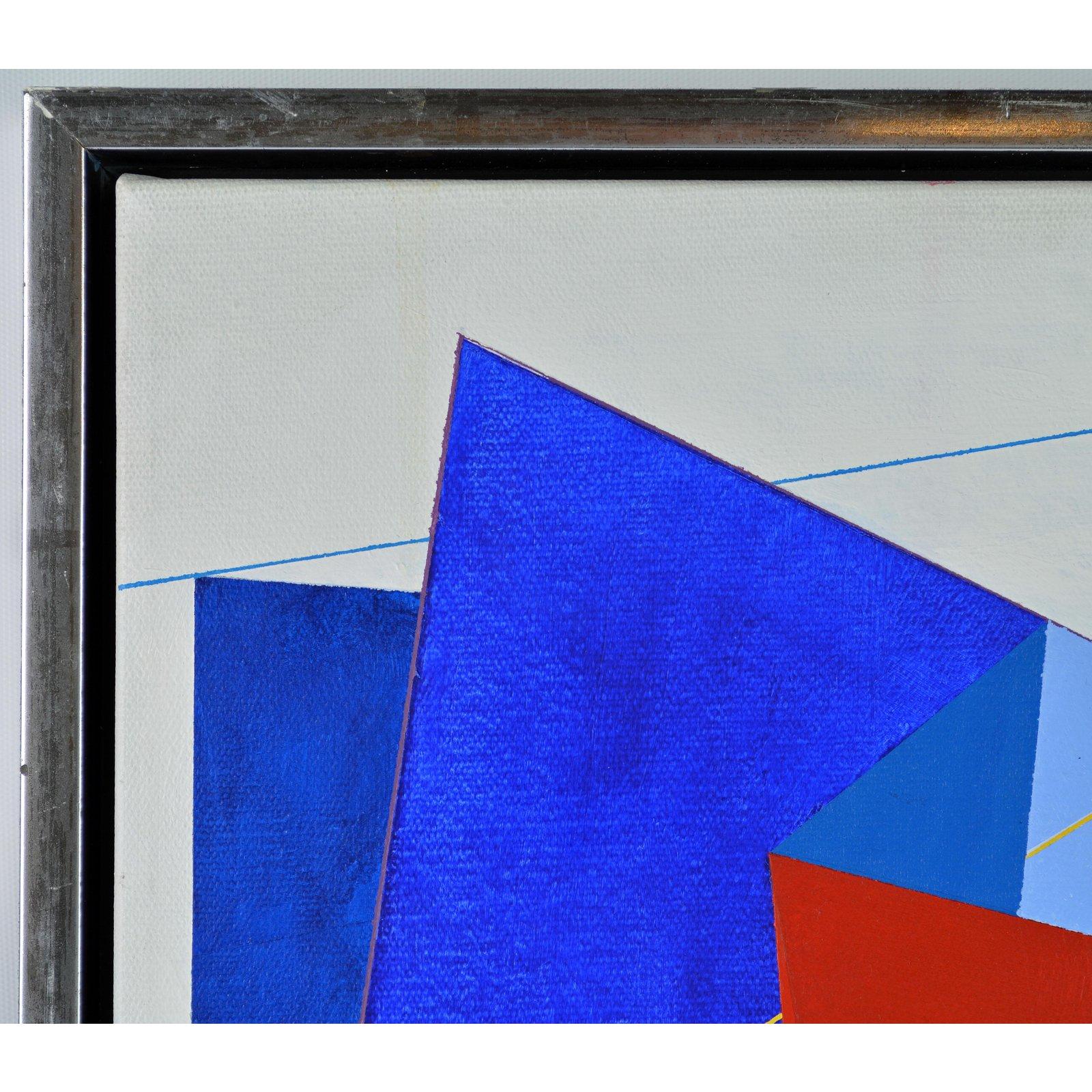 'Color Composition' Original Abstract Painting by Anders Hegelund In Good Condition In Ft. Lauderdale, FL