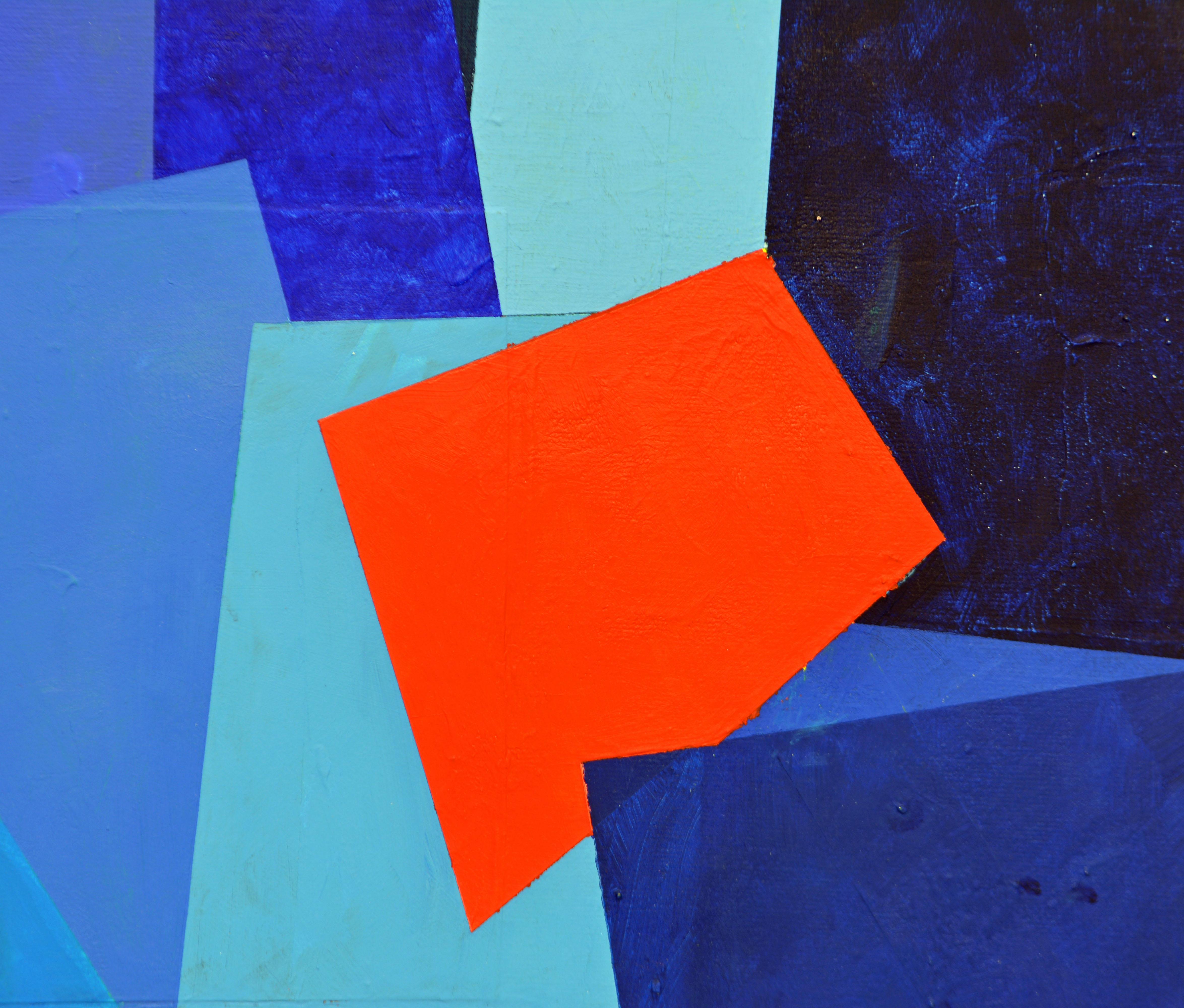 „Farbkomposition“ Original abstraktes Gemälde von Anders Hegelund (Gemalt) im Angebot