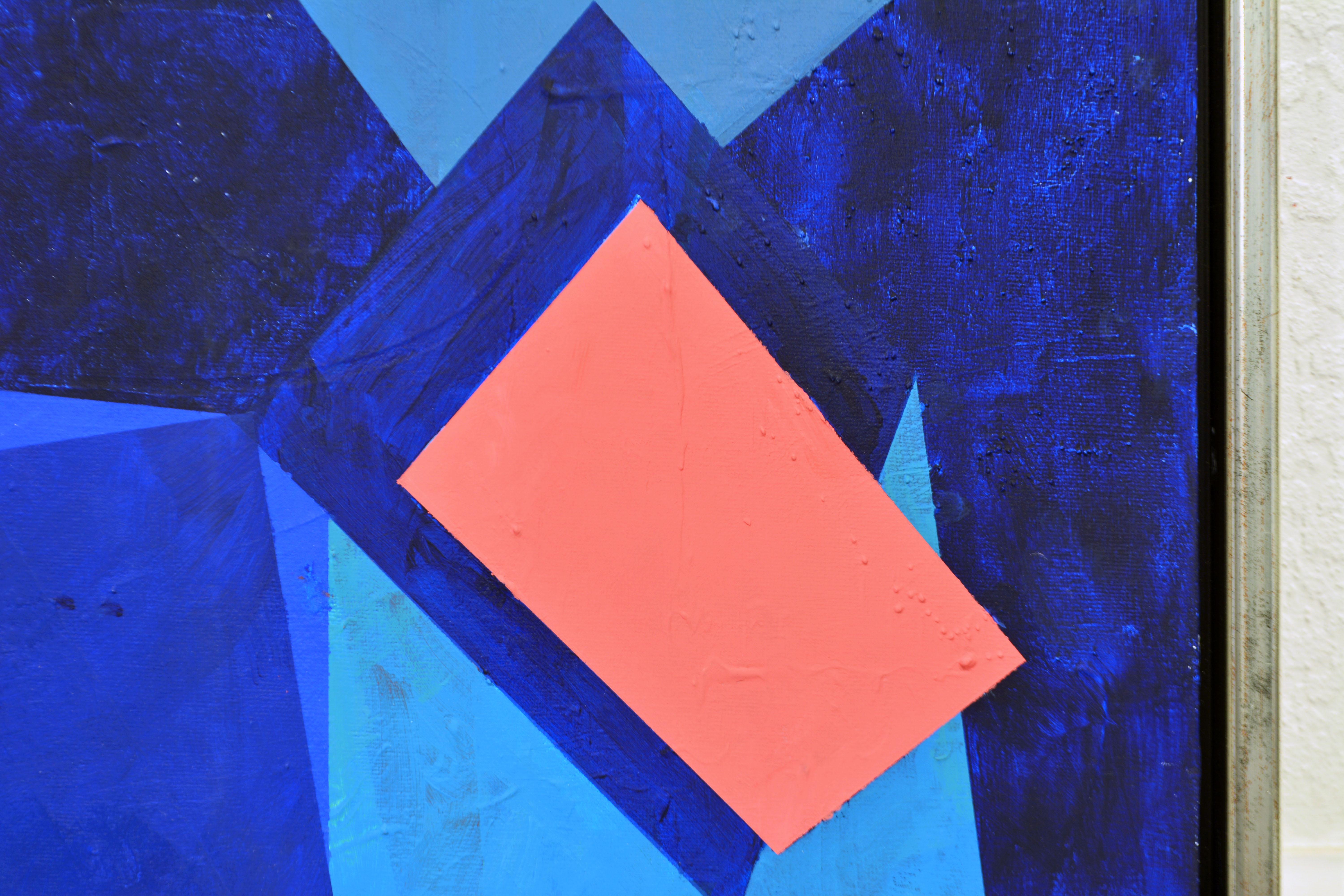 „Farbkomposition“ Original abstraktes Gemälde von Anders Hegelund im Zustand „Gut“ im Angebot in Ft. Lauderdale, FL