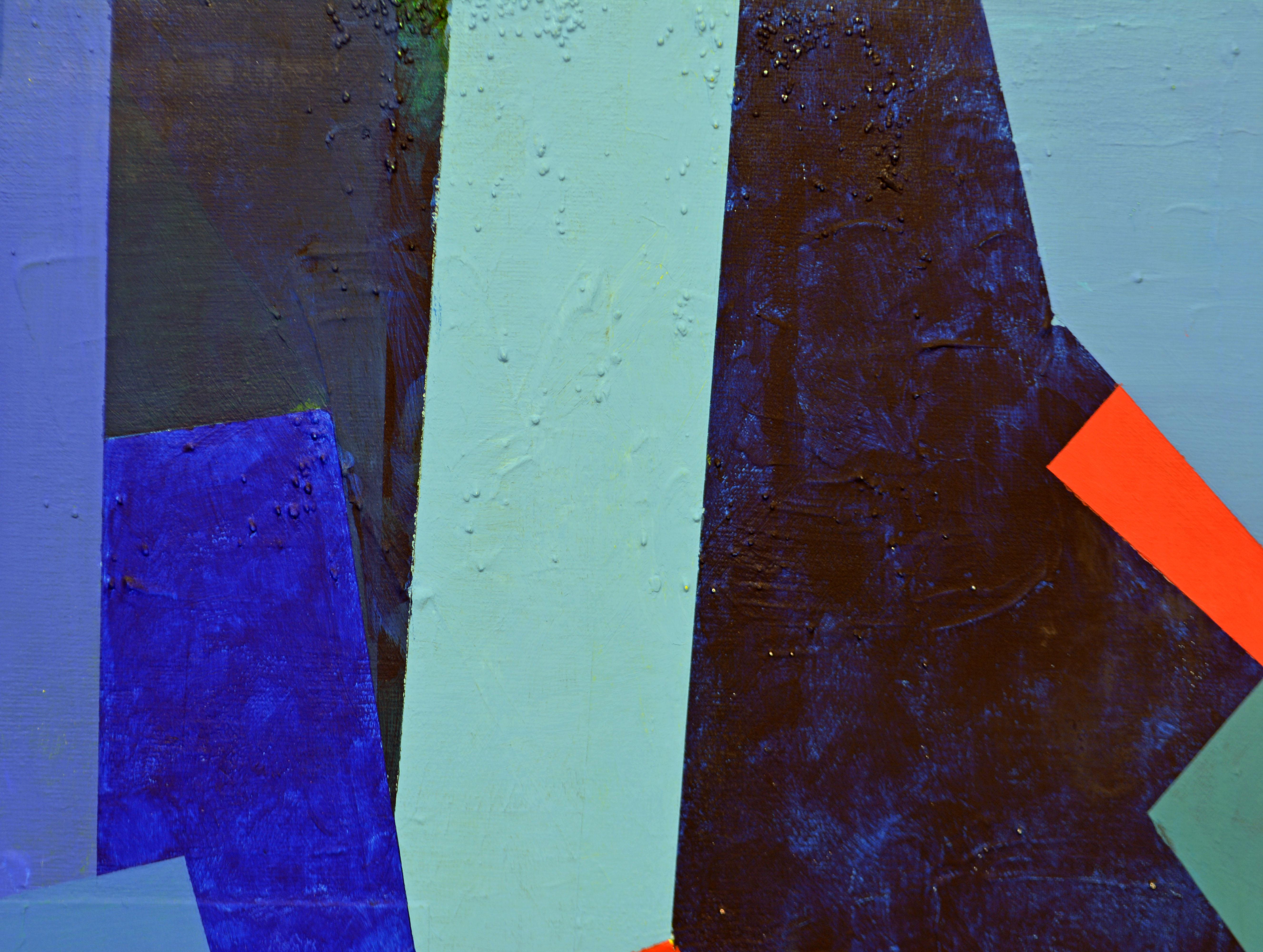 „Farbkomposition“ Original abstraktes Gemälde von Anders Hegelund (Leinwand) im Angebot