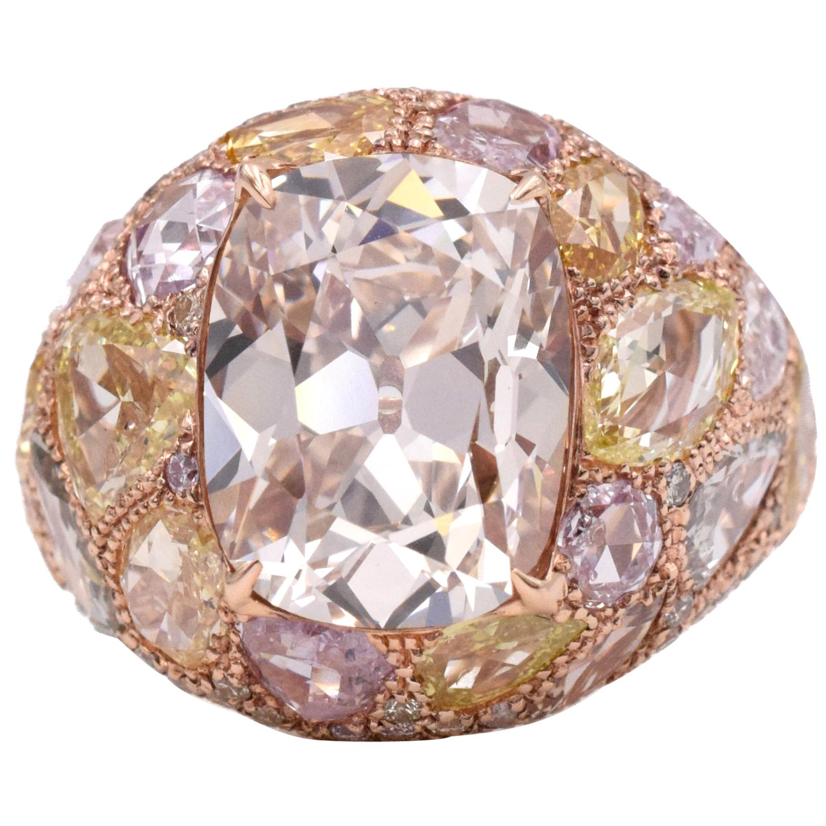 NALLY Vintage Color Diamond Ring