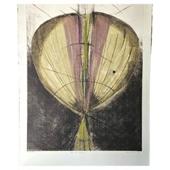 Gravure en couleur  Antonia Dombrowsky 1991-  Gravure en couleur - papier Bütten fait à la main
