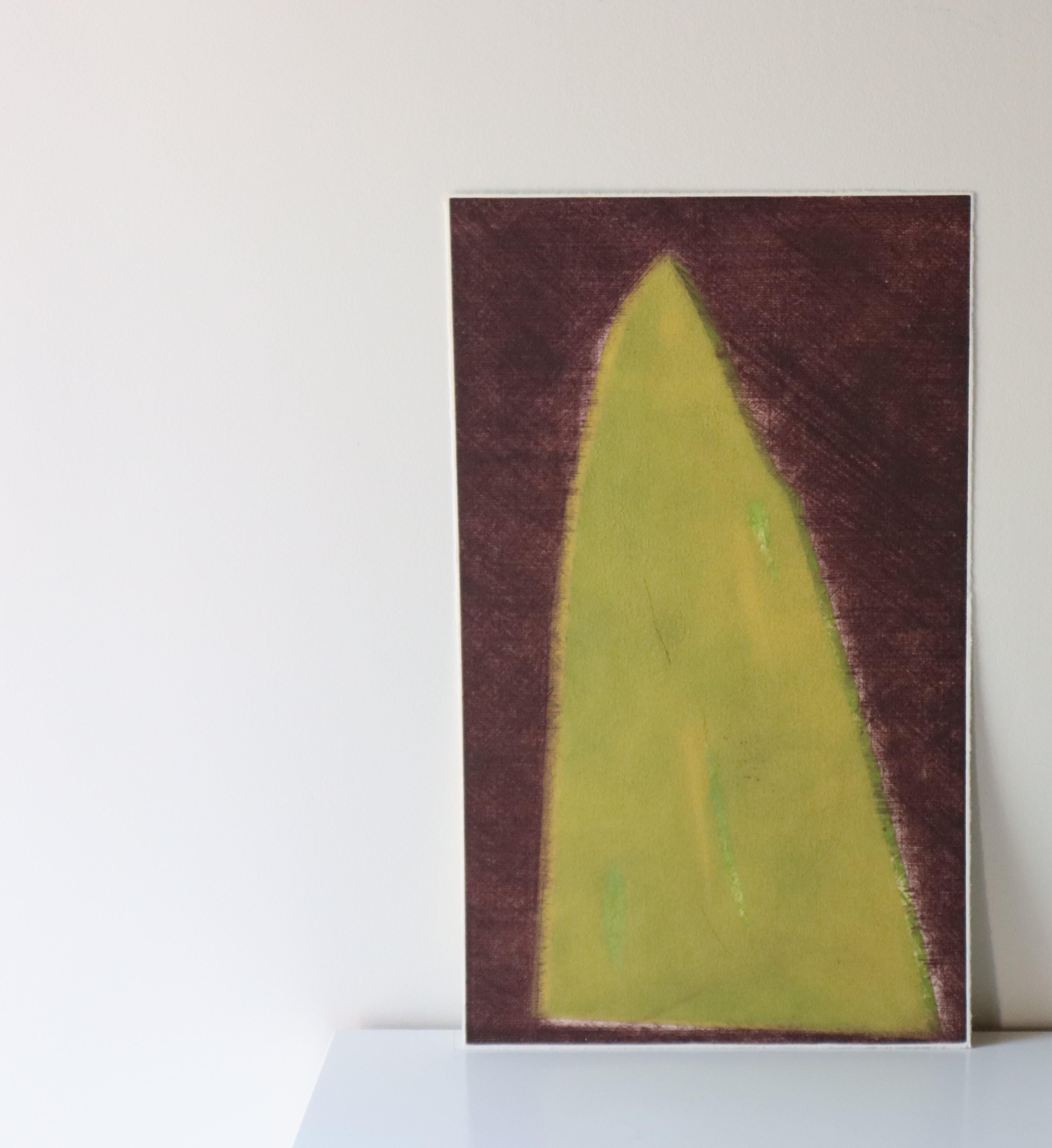 Künstlerin Antonia Dombrowsky 
Farbradierung - 
Etat  3/5    2000

Dimension Druck 
Höhe 50 cm / 19,68 Zoll
Breite  30 cm / 11,81 Zoll

Biographie des Künstlers
1935 Geboren in Düsseldorf  
1953-57 Studium der Pädagogik in Köln
1958-63 reiste er