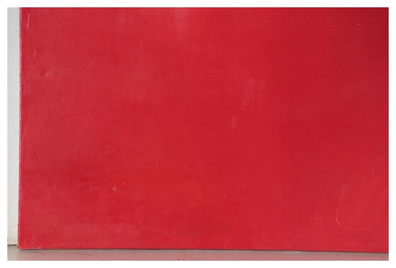 Elena Osterwalder (Mexico/United States, 20th/21st century)
Rojo/Red #6, 2003
Oil painting on canvas
Signed and dated to the side

Introducing the Color-Field Oil Painting 