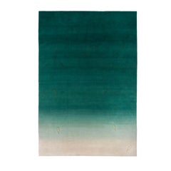 Farbfroher Teppich, handgeknüpft aus Wolle, 100kpi, Florian Hauswirth