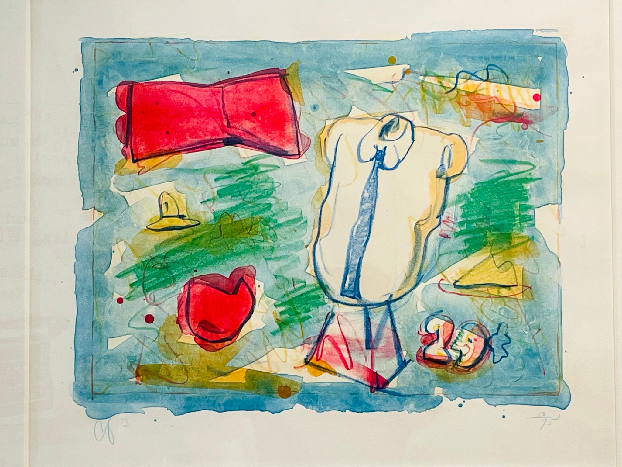 Color Lithograph by Claes Oldenburg, ca 1973 2
