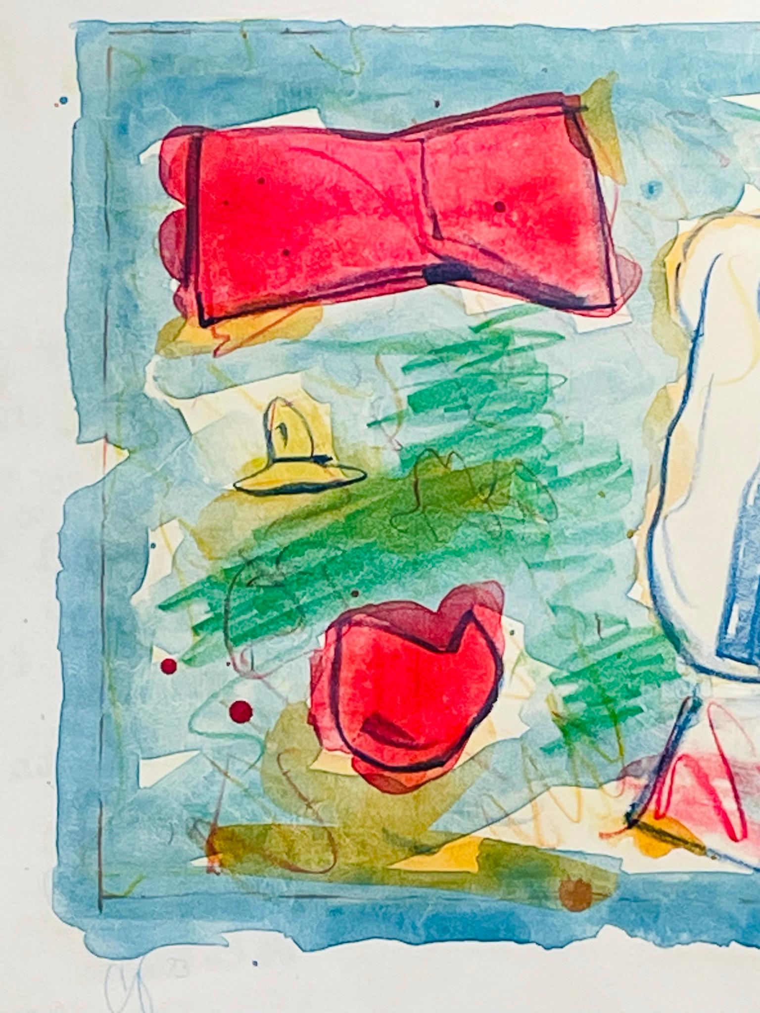 Color Lithograph by Claes Oldenburg, ca 1973 In Good Condition In Los Angeles, CA