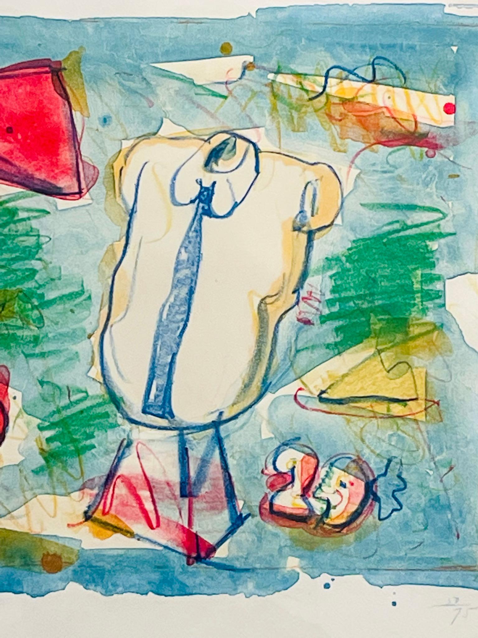 Color Lithograph by Claes Oldenburg, ca 1973 1